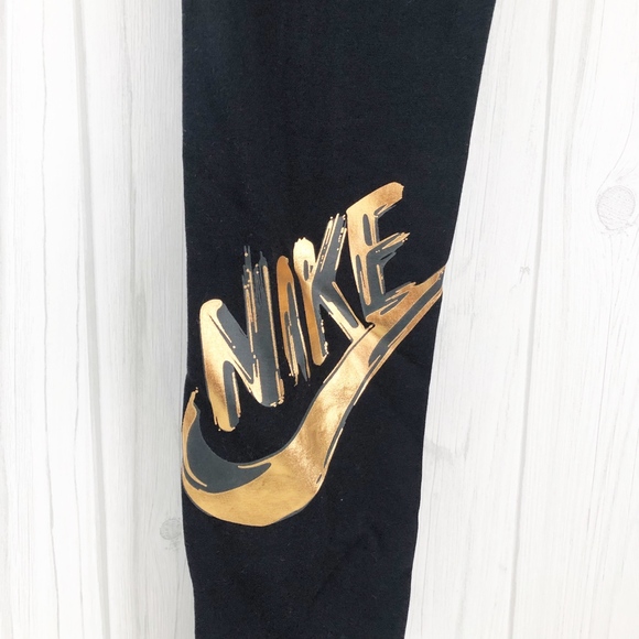 Nike NSW Metallic Logo GX Leggings - Picture 5 of 8